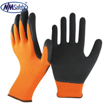 NMSAFETY Cheapest foam latex coated gloves for machine makes